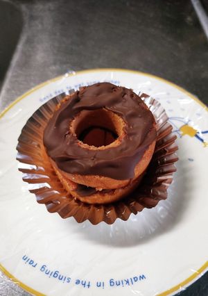 バームクーヘンのチョコがけ-レシピのメイン写真