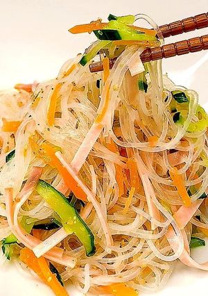 定番‼ごま香る☆中華風春雨サラダ-レシピのメイン写真