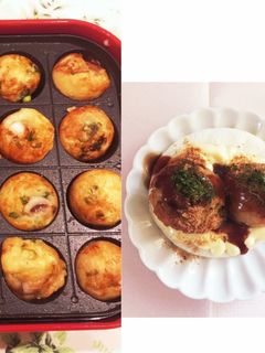キャベツたっぷりたこ焼き&たこせん-レシピのメイン写真
