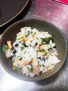 サーモンと大葉の混ぜご飯-レシピのメイン写真