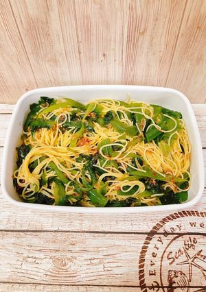 生わかめの茎de和風サラスパサラダ-レシピのメイン写真