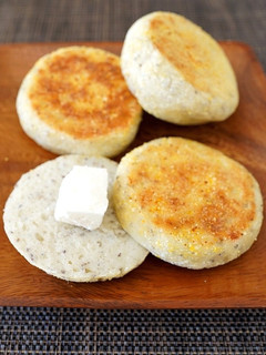 型不要!手ごね米粉イングリッシュマフィン-レシピのメイン写真