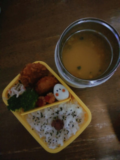 JK☆ソースカツ&かぼちゃスープ弁当♪-レシピのメイン写真