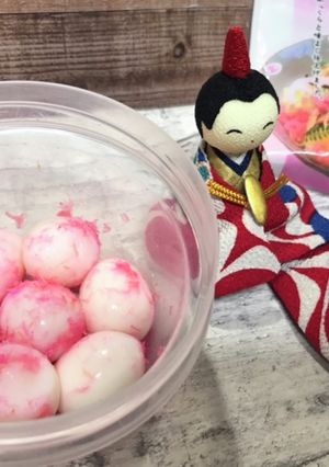 すぐできる！うずらの花でんぶかけ-レシピのメイン写真