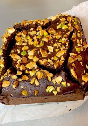 ナッツとプロテインのチョコブラウニー-レシピのメイン写真