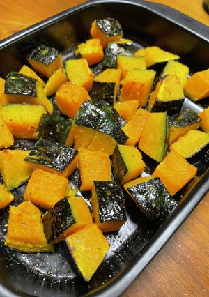 魚焼きグリルで★ホクホク★グリルパン南瓜-レシピのメイン写真