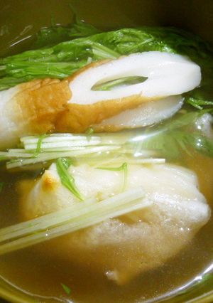 簡単お餅のスープ-レシピのメイン写真
