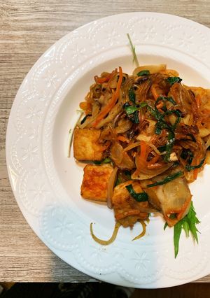 姜葱醤で!野菜と厚揚げコチュジャン炒め-レシピのメイン写真