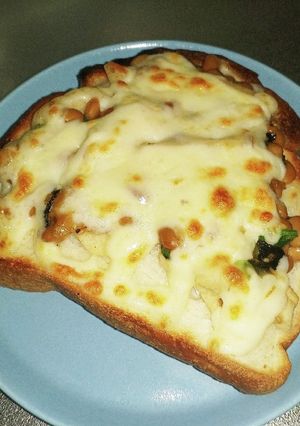 納豆チーズパン☆簡単朝食-レシピのメイン写真