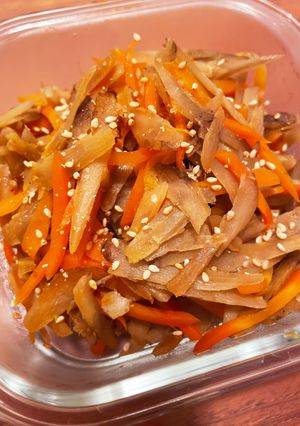 ホットクック☆うちのきんぴらごぼう-レシピのメイン写真