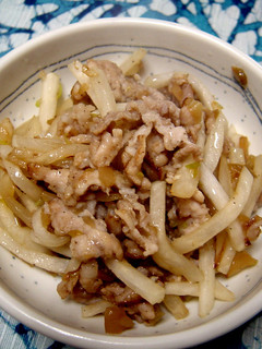 かぶと薄切り豚肉の ザーサイ炒め-レシピのメイン写真