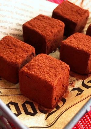 レンジで簡単！口溶けペパーミント生チョコ-レシピのメイン写真