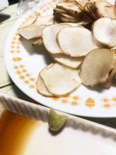 菊芋 めんつゆ わさび-レシピのメイン写真