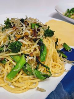 菜の花と釜揚げしらすの春パスタ♡-レシピのメイン写真
