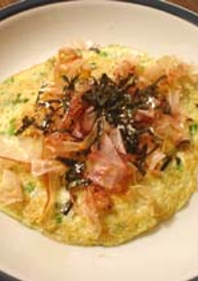 とろろのねぎ焼き明太子風味-レシピのメイン写真