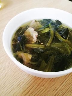 ほうれん草と豚肉のほっこりスープ-レシピのメイン写真