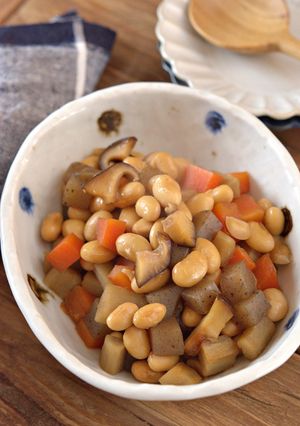 家庭料理の定番!五目豆の煮物【作り置き】-レシピのメイン写真