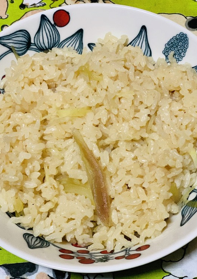 生姜とみょうがの茶飯-レシピのメイン写真