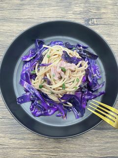 簡単☆アンチョビと紫キャベツのパスタ-レシピのメイン写真