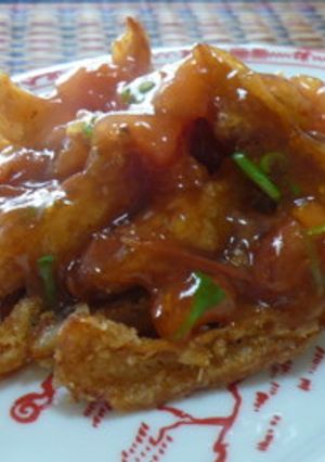 唐揚げナンコツのトマトあんかけ♪-レシピのメイン写真