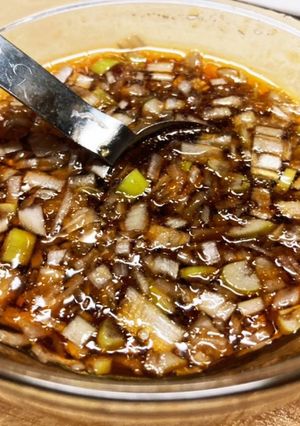 焼豚、茹で豚に！簡単！ネギつけダレ-レシピのメイン写真