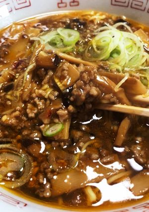 挽肉のあんかけ！からしそばー♫-レシピのメイン写真