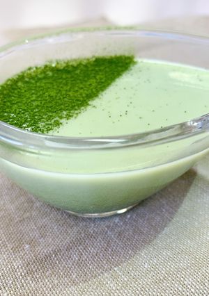 抹茶のミルクプリン-レシピのメイン写真