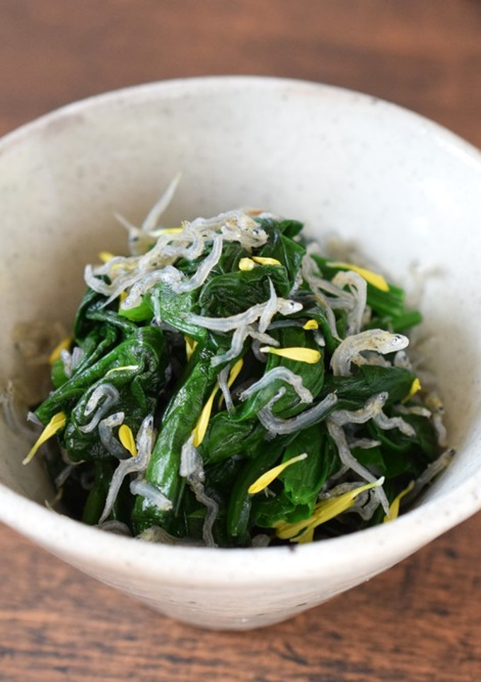 ほうれん草とじゃこの和え物-レシピのメイン写真
