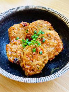 シャキうま!れんこんの甘辛鶏つくね-レシピのメイン写真