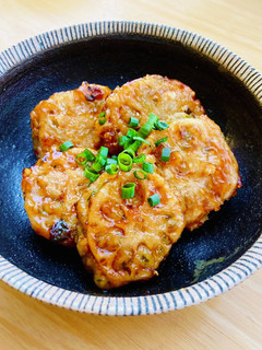 シャキうま!れんこんの甘辛鶏つくね-レシピのメイン写真