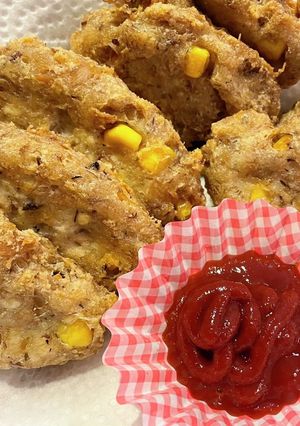 簡単☆ふわふわサバとコーンの豆腐ナゲット-レシピのメイン写真