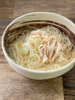 鶏むねで!あっさり鶏だしにゅうめん-レシピのメイン写真