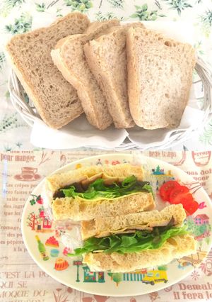 カンパーニュ食パンとBLCサンド-レシピのメイン写真