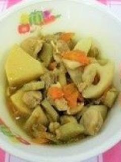 【学校給食】筑前煮-レシピのメイン写真