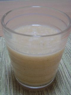 バナナ&ホットカルピス-レシピのメイン写真