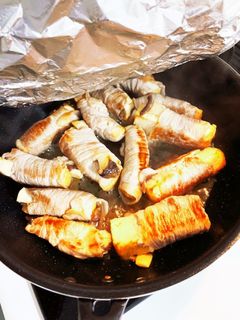 エリンギ 厚揚げ豆腐 豚肉巻き-レシピのメイン写真