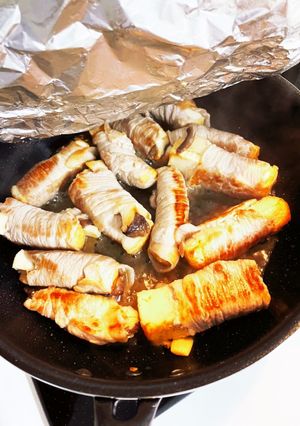 エリンギ 厚揚げ豆腐 豚肉巻き-レシピのメイン写真