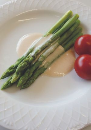 アスパラガスと豆乳ドレッシング-レシピのメイン写真