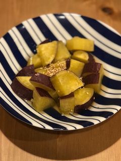 優しい!レンジでさつまいもの白だし煮-レシピのメイン写真