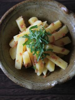 すっぱさがクセになるじゃがいもの梅肉和え-レシピのメイン写真