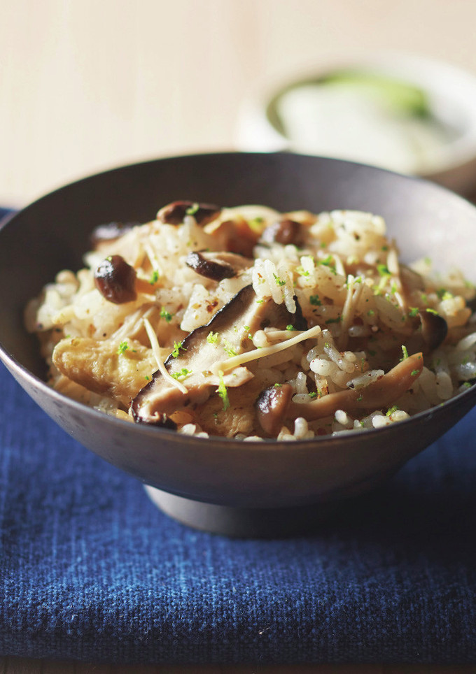 粉だしときのこの炊き込みご飯-レシピのメイン写真