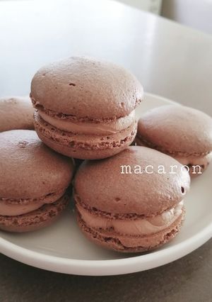 簡単　マカロン（チョコﾌﾟﾚｰﾝ抹茶）-レシピのメイン写真