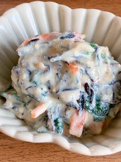 ひじき入りの白和え-レシピのメイン写真