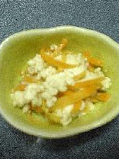 Caにんじん炒り豆腐-レシピのメイン写真