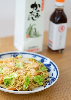シーフードのポン酢焼きそば-レシピのメイン写真