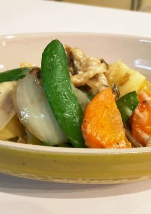 フライパン一つで野菜チーズ焼-レシピのメイン写真
