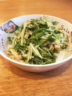 大根と水菜と油揚げのシャキシャキサラダ-レシピのメイン写真