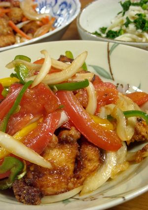 鳥唐トマト南蛮-レシピのメイン写真