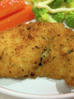 減塩❁ 白身魚のバジルパン粉焼き-レシピのメイン写真