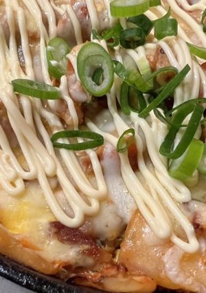 スキレットで豚キムチーズ(辛さLv0.5-レシピのメイン写真